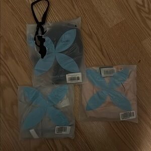 Blue and Black Bodily Bags